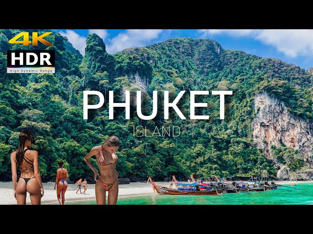 4K HDR // Walking Phuket Island | BEST Place in the World | Thailand 2023 - With Captions class=