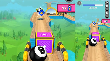 Satisfying Mobile Game Going Balls🏀Gameplay Level-17 Tiktok Video Games Walkthrough (Android ⚡ iOS)