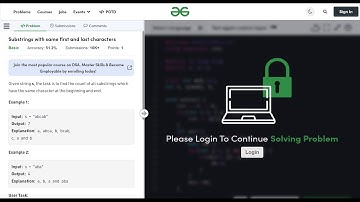 Substrings with same first and last characters | L-7 | Hashing