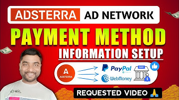 Adsterra Payment Method Setup 2025 | Adsterra Payment Setup New Process | Adsterra - SmartHindi