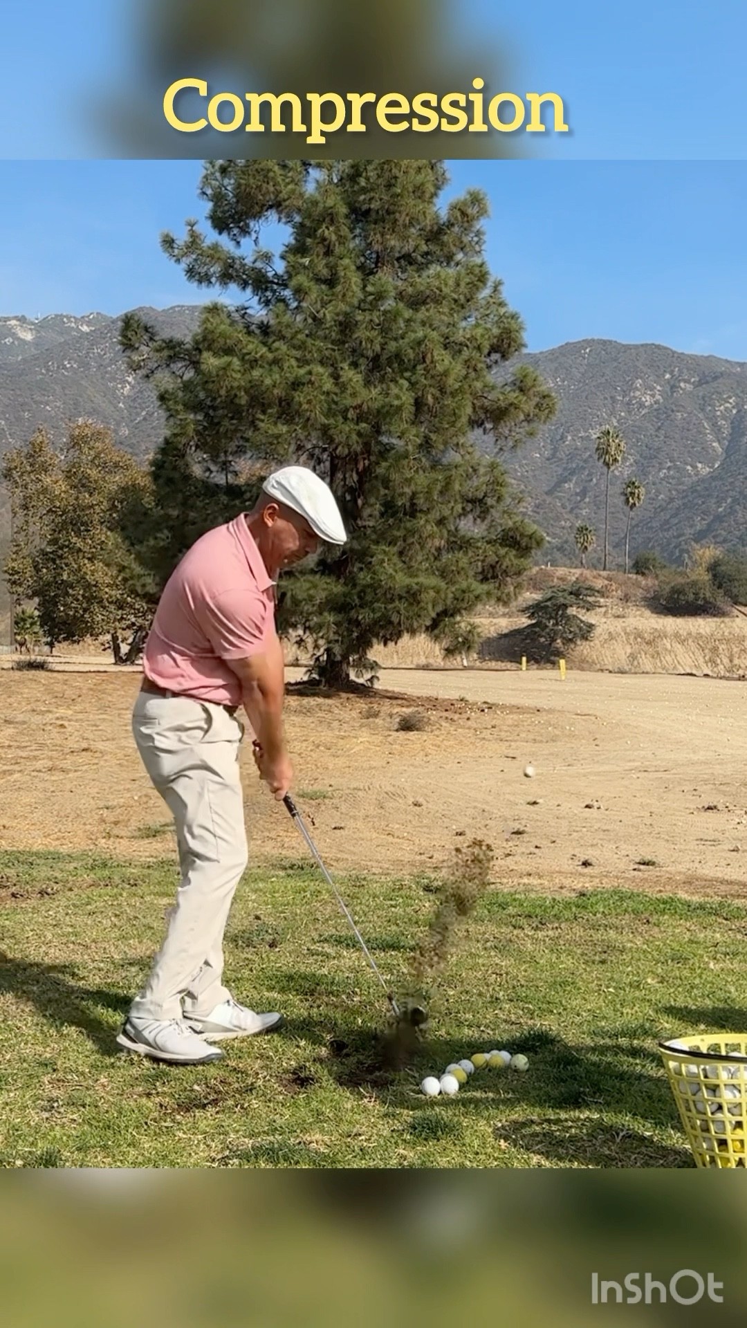 Compression setup. Get your shirt buttons in front of the ball! #golf #golftips #miracleswing