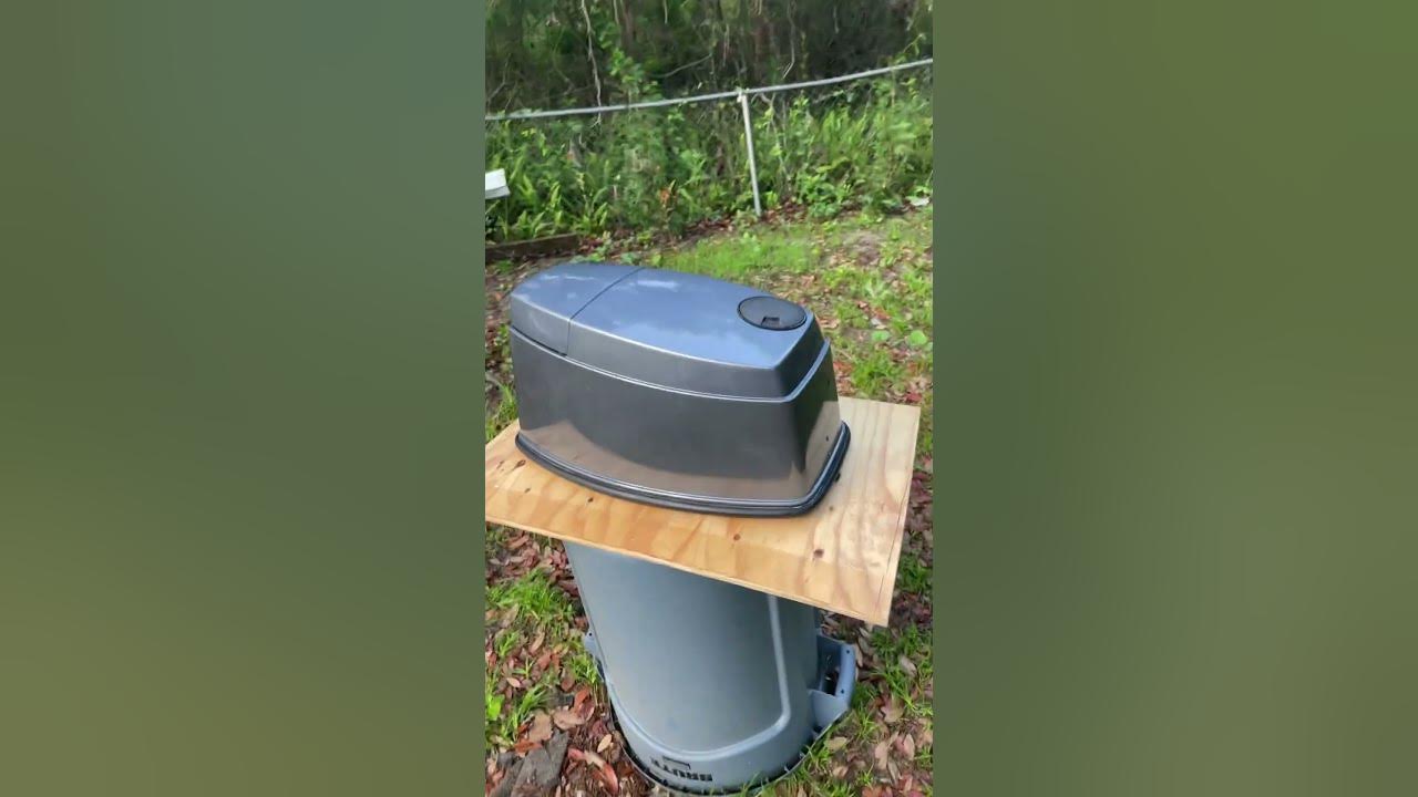 Yamaha outboard cowling painting after 24 hours spray can paint with