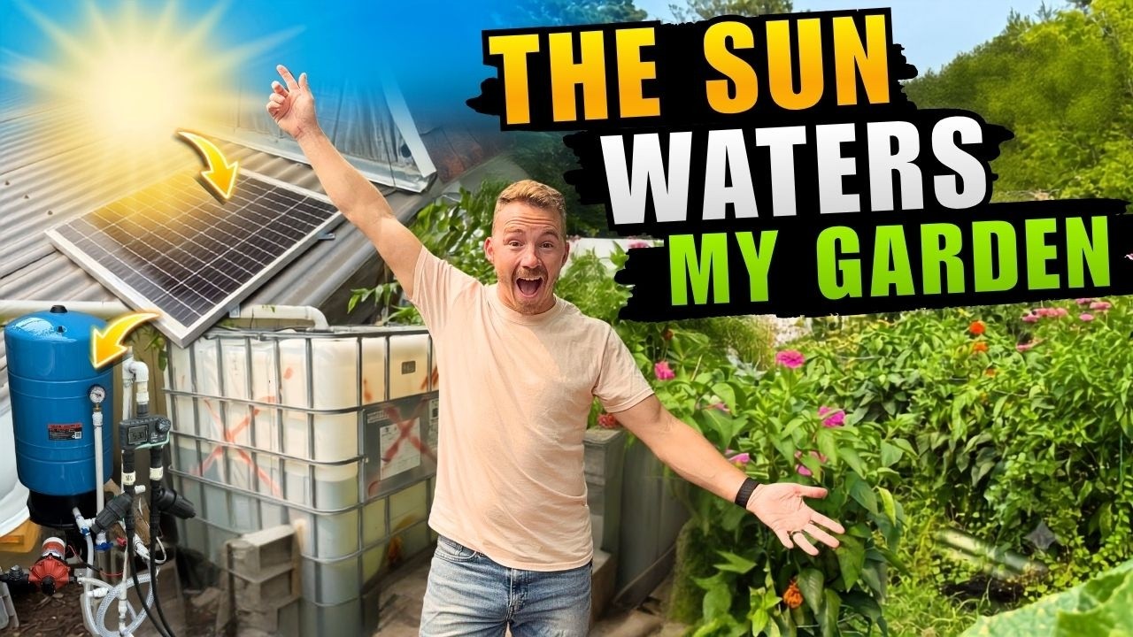 Solar Powered Rainwater Captured Watering System