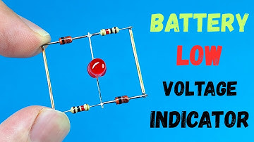 How To Make 12v Battery Low Voltage Indicator Circuit at Home