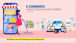 07.Design a carousel homepage using and Bootstrap