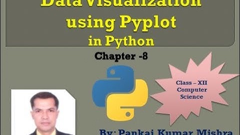 Data Visualization using Pyplot in Python Class-XII Computer Science By:Pankaj Kumar Mishra