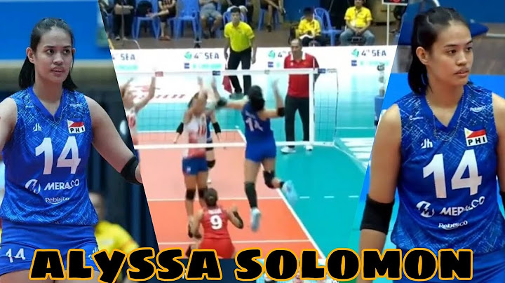 20 Points ! Alyssa Solomon Highlights vs Vietnam / SEA V League 2024