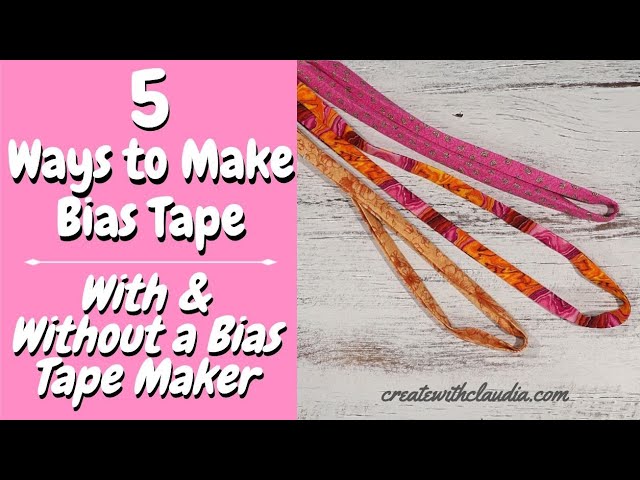 How to Join Bias Tape with a Diagonal Seam - Sweet Red Poppy