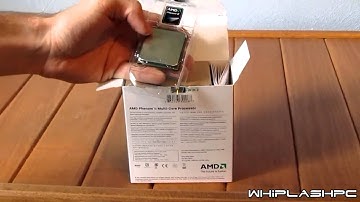 Unboxing : Amd Phenom 2 X4 840 Processor