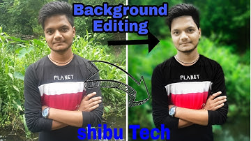 New Photo Editing Snapseed And Polarr || Background Change || Shibu Tech