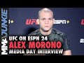 Alex Morono going for 'kill' of Donald Cerrone | UFC on ESPN 24 media day