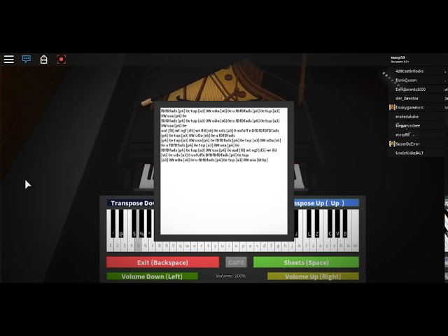 Fur Elise Expert Roblox Piano Virtual Piano Notes In Desc