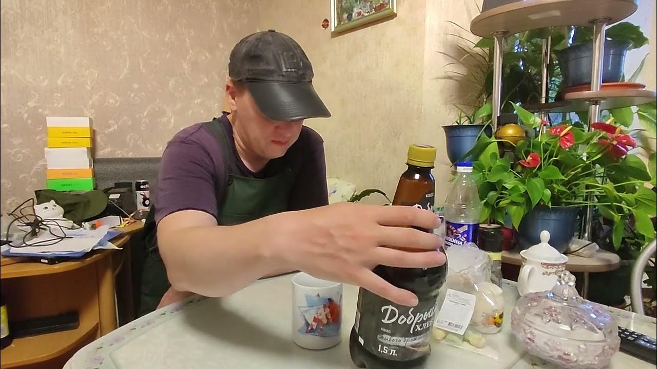 Дегустация кваса Добрый хлеб из Ульяновской области - YouTube