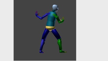 Game Animation - Locomotion Human Walk Edge Right (3ds Max and Maya)