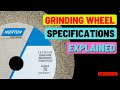 grinding wheel specifications explained (English)