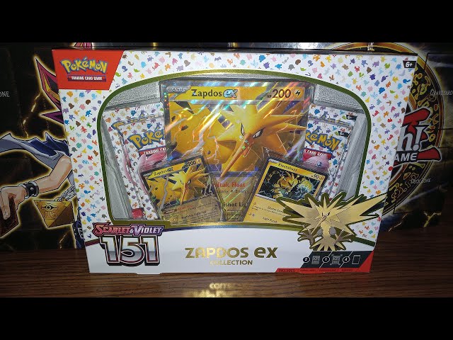 Pokemon Scarlet & Violet 151 Zapdos EX Collection Box