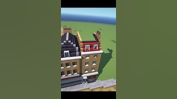 Minecraft : Georgian Shops #Shorts Timelapse Build