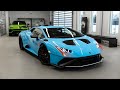 CHECK OUT This STUNNING 2022 Lamborghini Huracán STO in Blue Laufey!