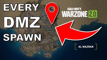 First Al Mazrah Map with DMZ Player Spawns - Navigate and Extract Safely With This Guide
