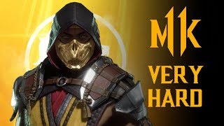 Mortal Kombat 11 - Scorpion Klic Tower Very Hard No Matches Lost