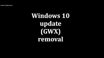 Fix For Windows 10  Popups How To Remove The Get Windows 10 How to uninstall KB3035583 Video