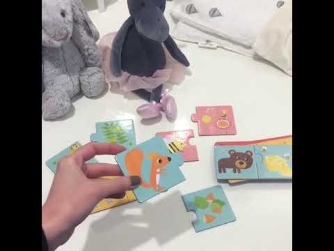Пазл дуо Djeco кто что ест