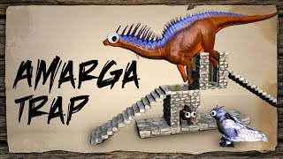 How to Build an Amargasaurus Taming Trap | ARK: Lost Island