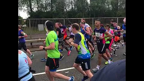 Robert jaques and charli land Great north run 2017