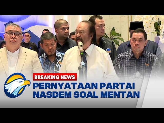 [FULL] BREAKING NEWS - Pernyataan Ketum Partai NasDem Soal Mentan class=