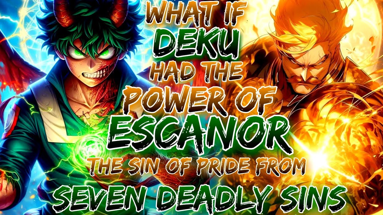What if deku had the power of escanor, the sin of pride from seven deadly sins