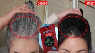 กำจัดผมขาว ปิดผมหงอก White hair to black hair with coffee herb | Gray hair dye naturally