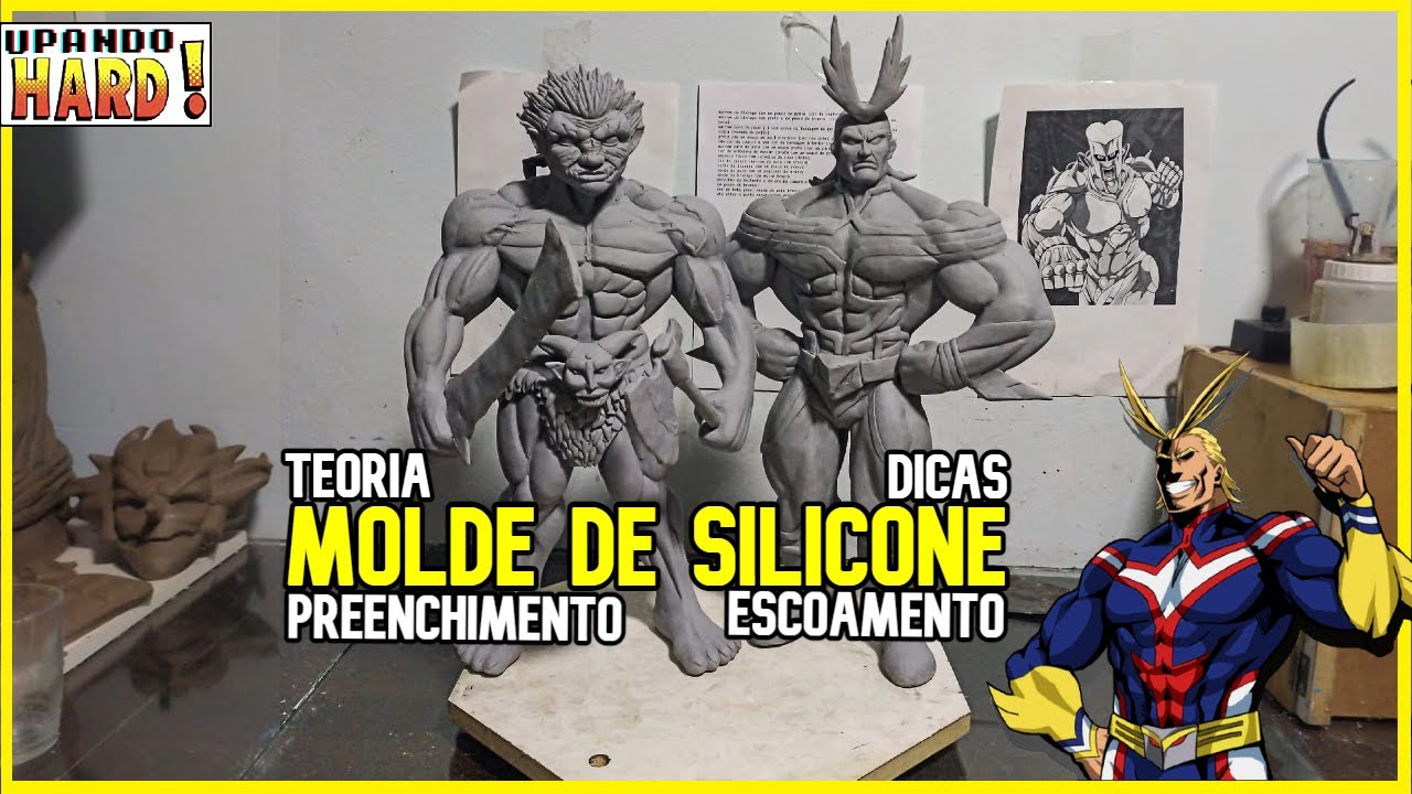 MOLDE DE SILICONE BIPARTIDO: Escoamento, Preenchimento, Simulação e Dicas.