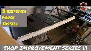 Biesemeyer Fence install on 1963 Delta Unisaw
