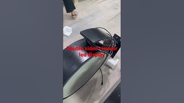 Double sided circular led display screen