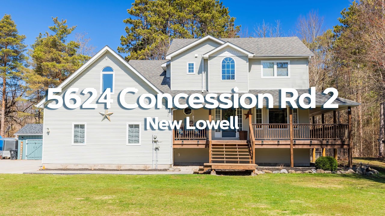 5624 Concession Rd 2 Sunnidale, New Lowell - YouTube