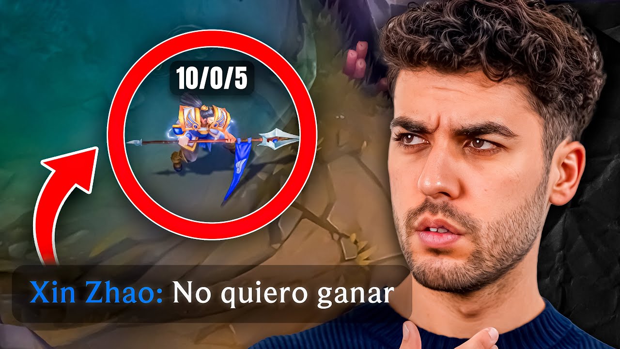El jugador con el peor mental de league of legends.