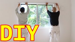 【DIY】カーテンレールを取付ます（新築 一軒家）