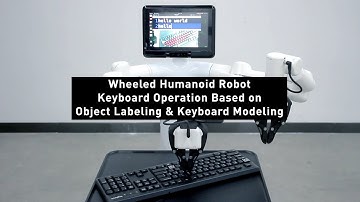 Mercury Usecase | Explore How the Wheeled Humanoid Robot Models Keyboard Key Pressing Operations