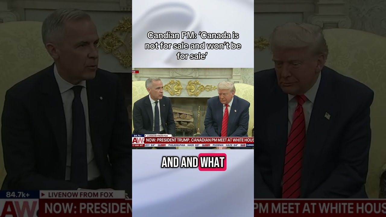 Trump Canadian PM Meeting Gets Heated Canada Is Not For Sale 