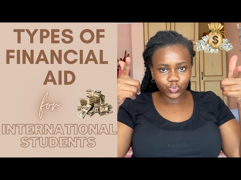 Types of Financial Aid for International Students // Financial Aid Revealed: Episode 1