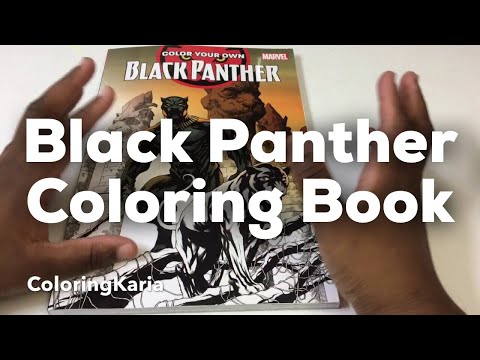 black-panther-coloring-book-review-and-flip-through-(spoiler-alert),-color-your-own-black-panther