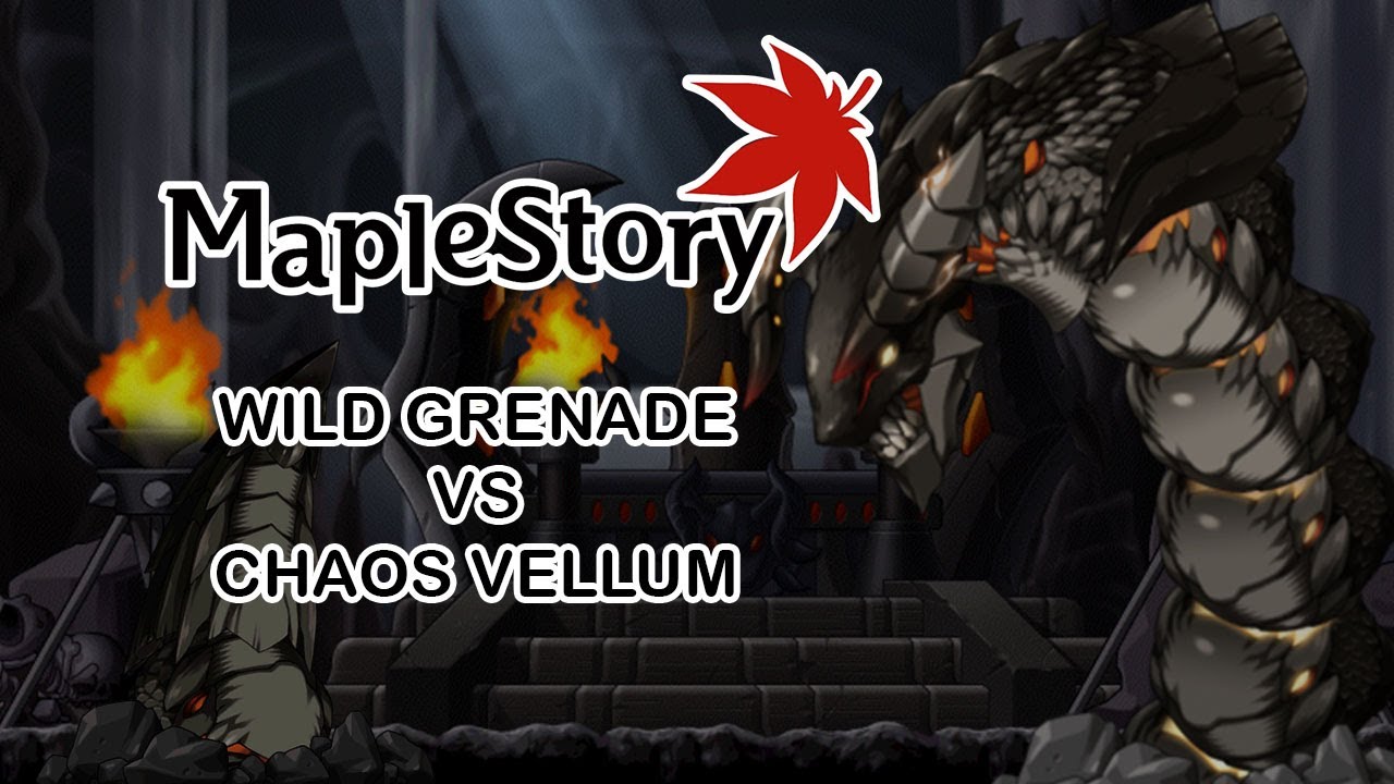 Maplestory Wild Grenade VS Chaos Vellum.