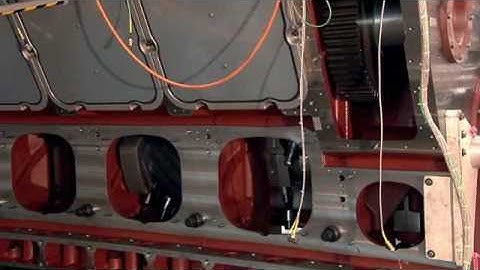 See the Caterpillar Marine Engine Manufacturing Facility in Rostock