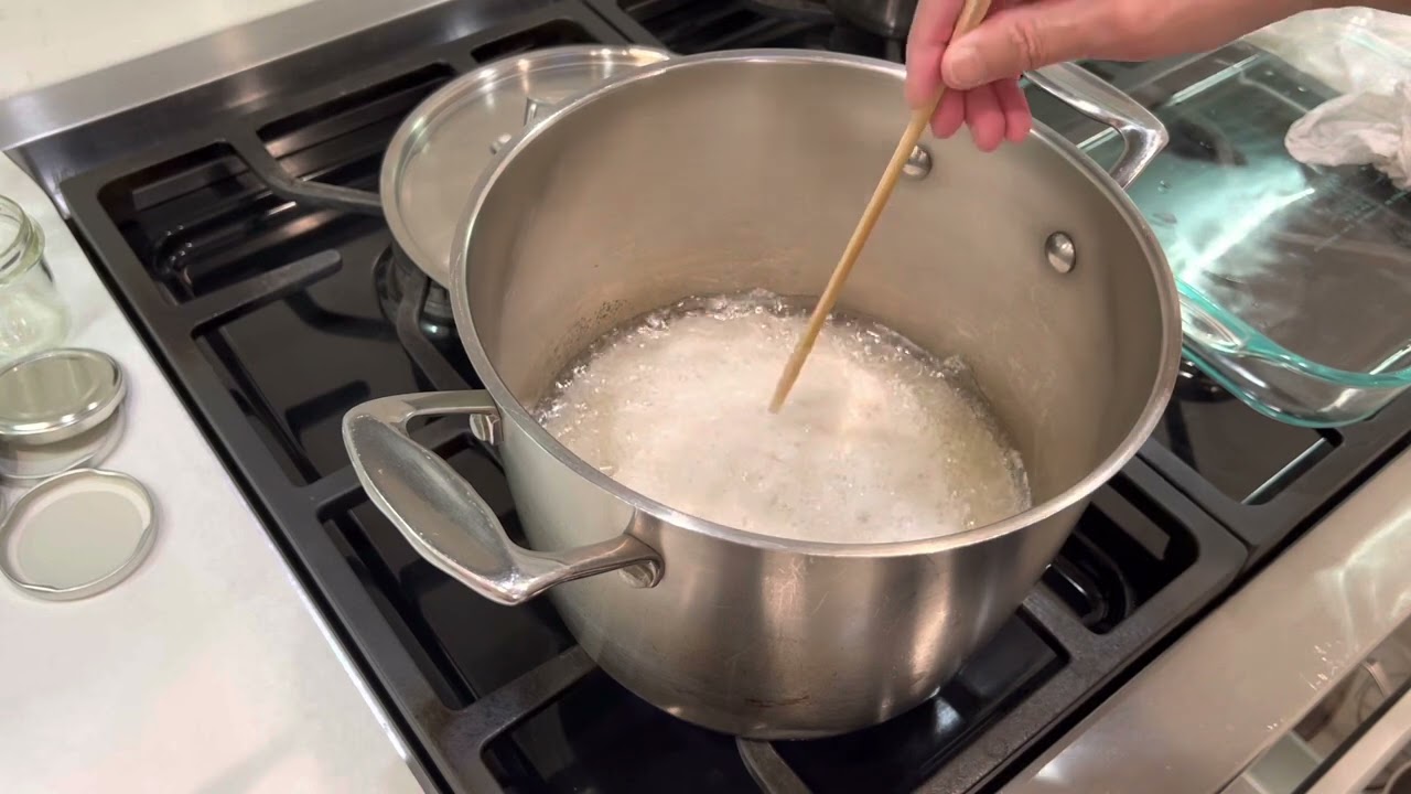 The complete unedited process of making sea salt caramel sauce, not asmr for sure