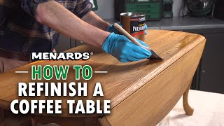 How to Refinish a Coffee Table