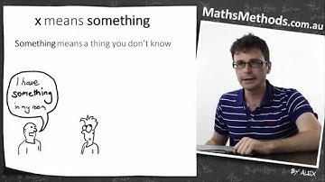 Why is x used so much in algebra? - ANYONE can understand this!