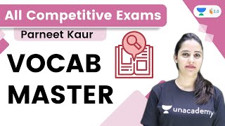 Vocab Master | All Competitive Exams | Parneet Kaur | Wifistudy 2.0