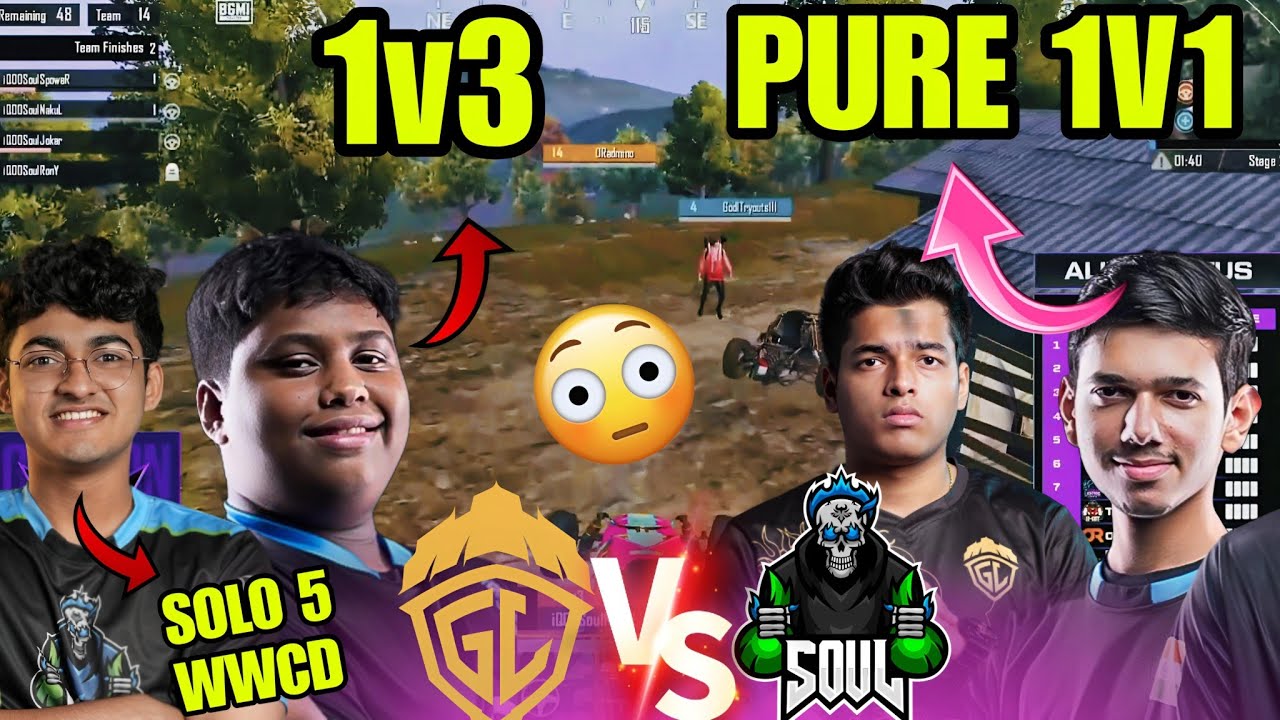 Soul vs Godlike pure 4v4 🚨 | Soul Goblin solo 5 finishes wwcd 🚀 - YouTube