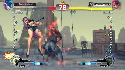 Ultra Street Fighter IV battle: Poison vs Evil Ryu