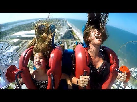 Moms & Daughters #2 | Funny Slingshot Ride Compilation